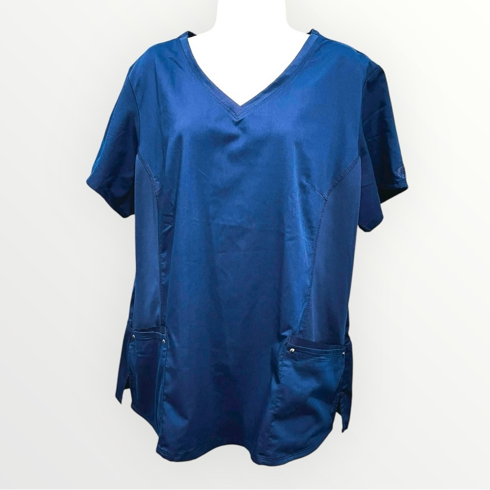 Purple Label NAVY Blue Scrub Top